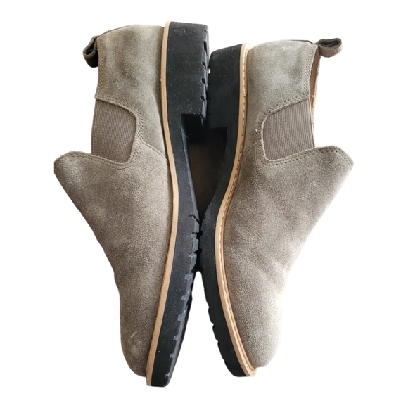 Franco Sarto Womens  Cole Gray Suede Ankle Booties. - Picture 5 of 5